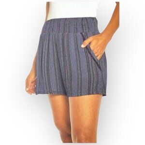 Three Dots Ladies' Printed Shorts Size XXL Color Blue